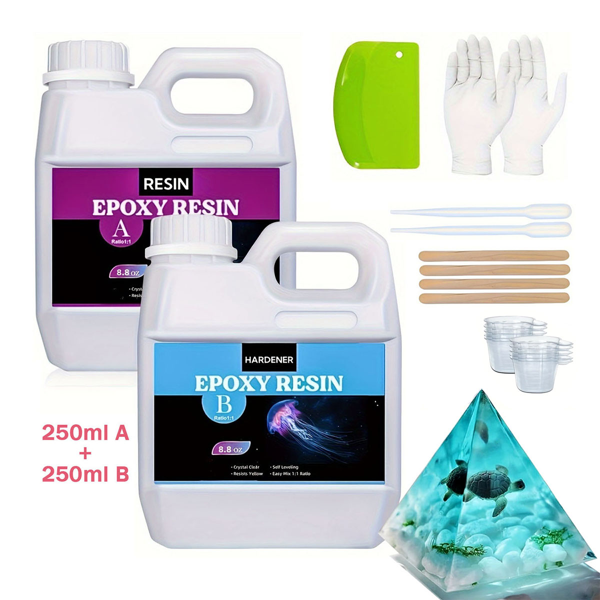 Resin Jewelry Kit - Kit di resina per colata cristallina