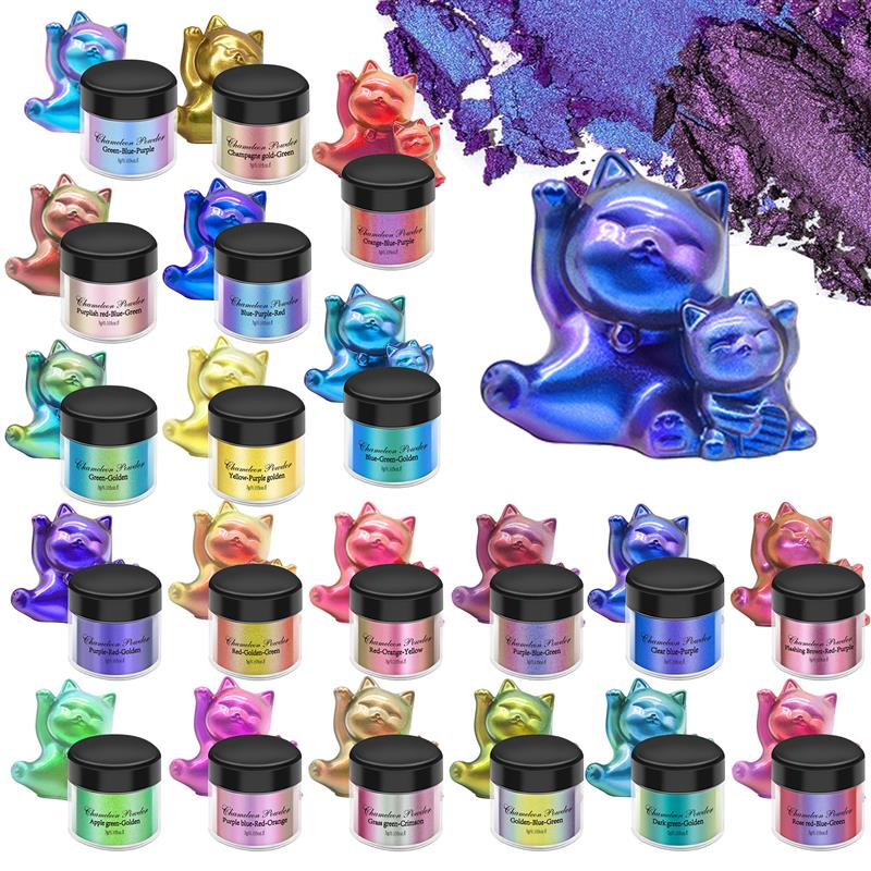 Resin Pigment Set - 3g specchio camaleonte resina pigmento Glitter