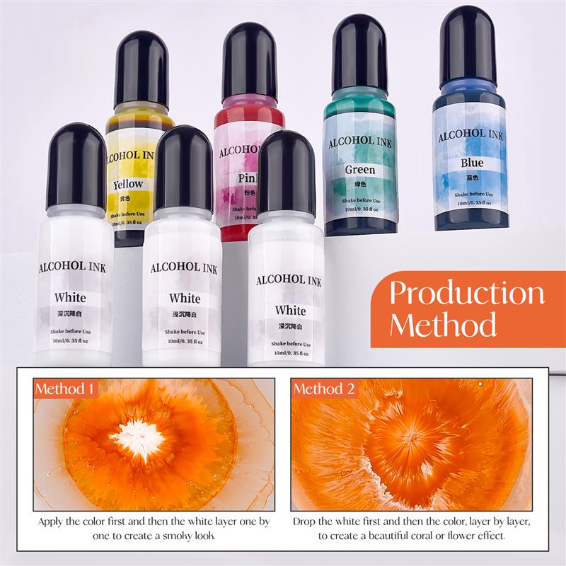 Resin Dye Alcohol - 10 ml/pz Essenza Resina Alcol Coloranti
