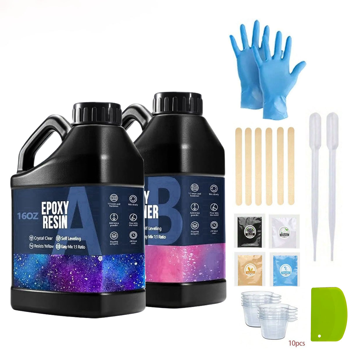 Resin Jewelry Kit - Kit in resina epossidica cristallina da