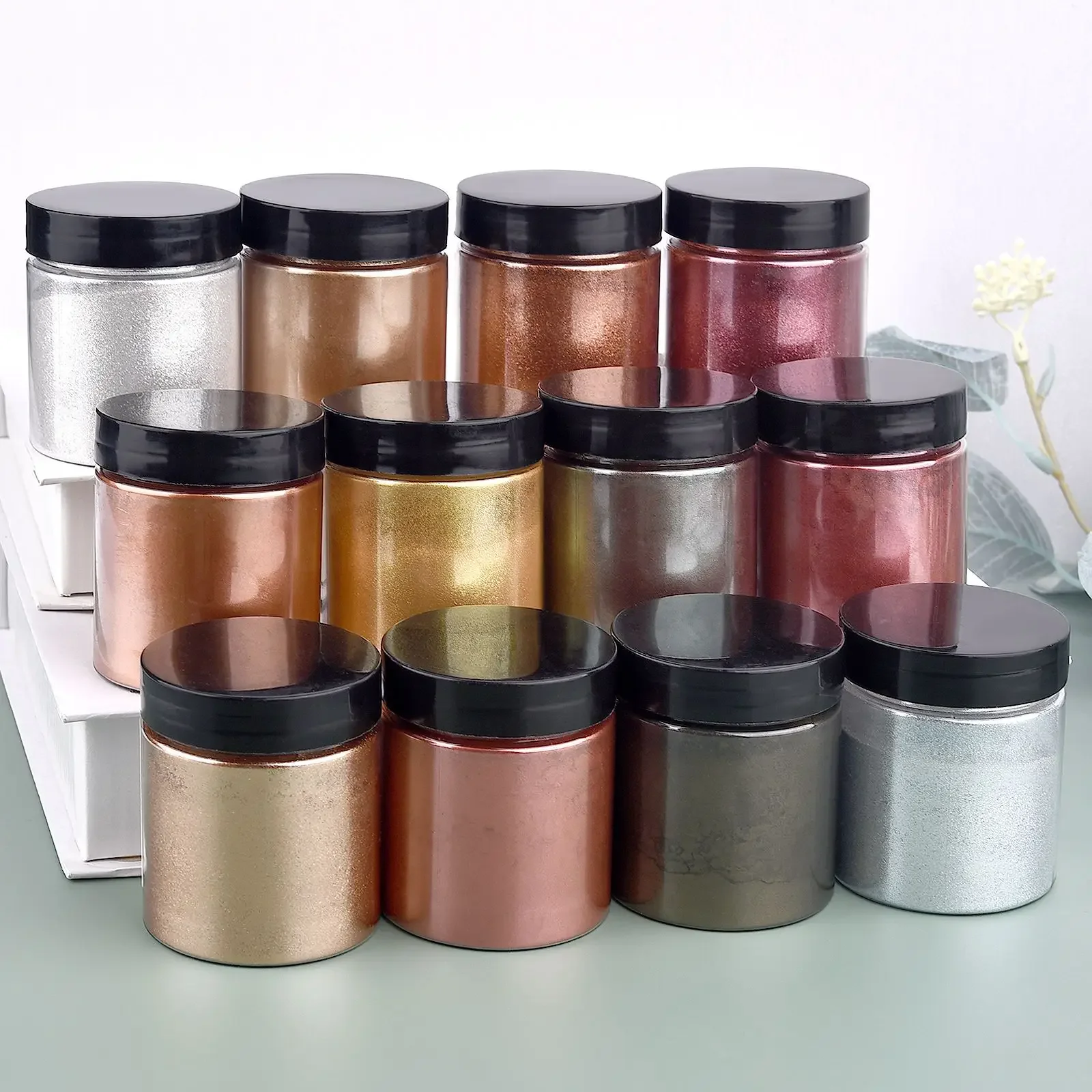 50 g/bottiglia Metallic Glitte - Resin Pigment Set recensione e prezzo