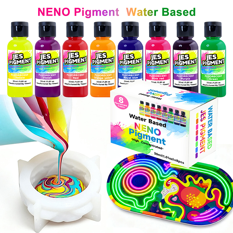Set di 8 pigmenti fluorescenti - Resin Pigment Set recensione e prezzo