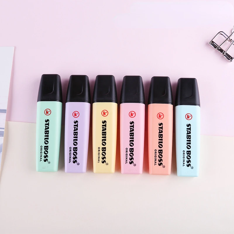 6 colori STABILO BOSS Macaron  - Stabilo Marker Boss recensione e prezzo