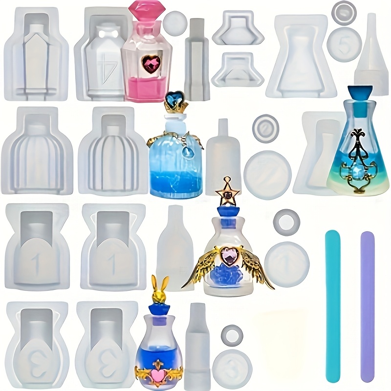 Un set di 5 stampi in silicone - Resin Jewelry Kit recensione e prezzo