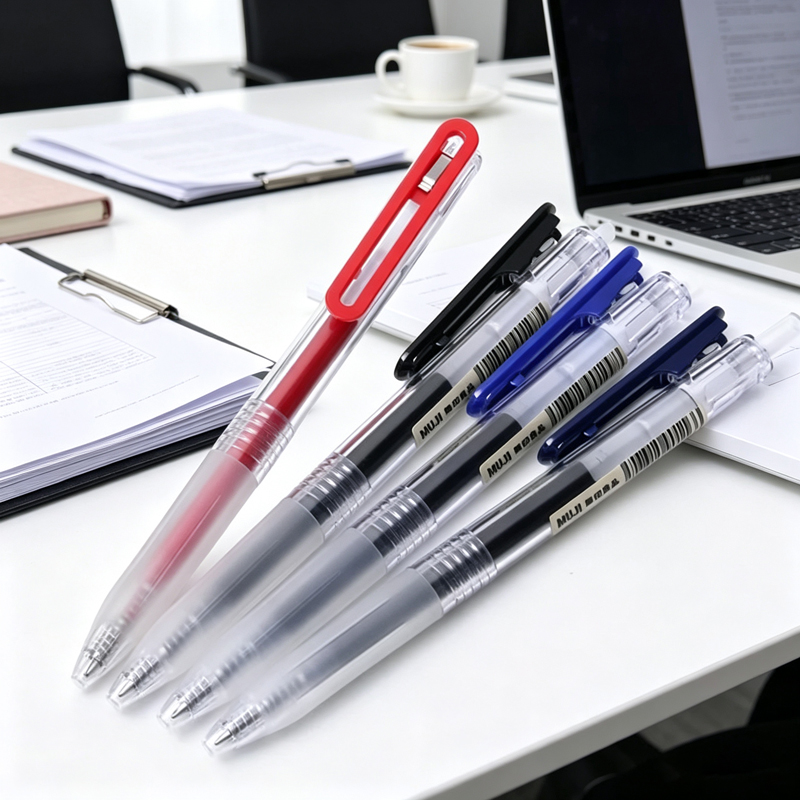 Penne gel retrattili MUJI da 0 - Muji Stationery Gel Pen recensione e prezzo
