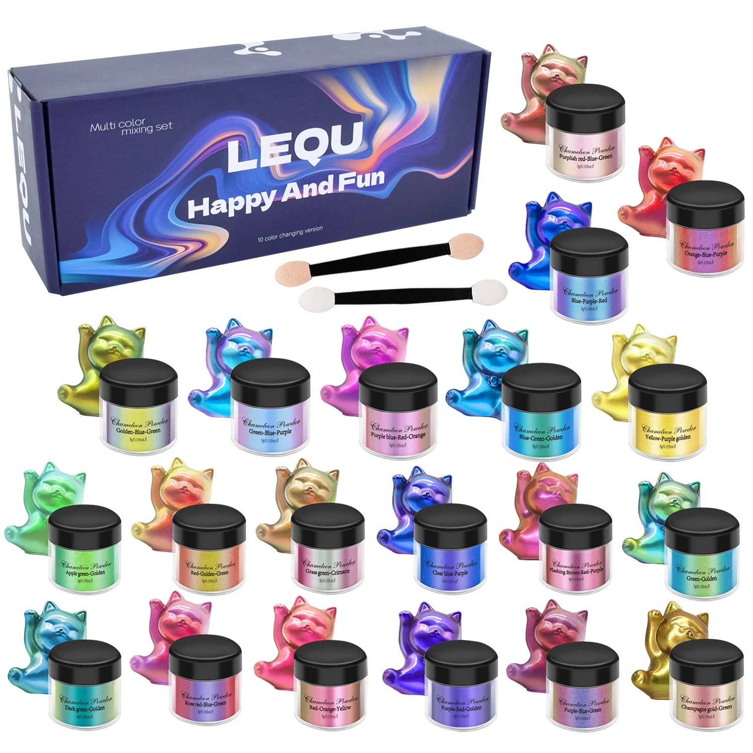 Set di polvere cromata rosa ca - Resin Pigment Set recensione e prezzo