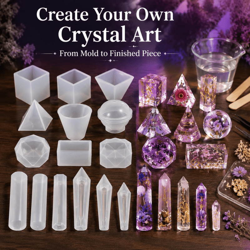 Set di 15 Stampi in Silicone p - Resin Jewelry Kit recensione e prezzo