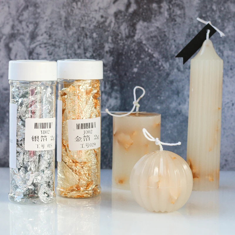 Creativo fatto a mano candela  - Gold Foil Flakes recensione e prezzo