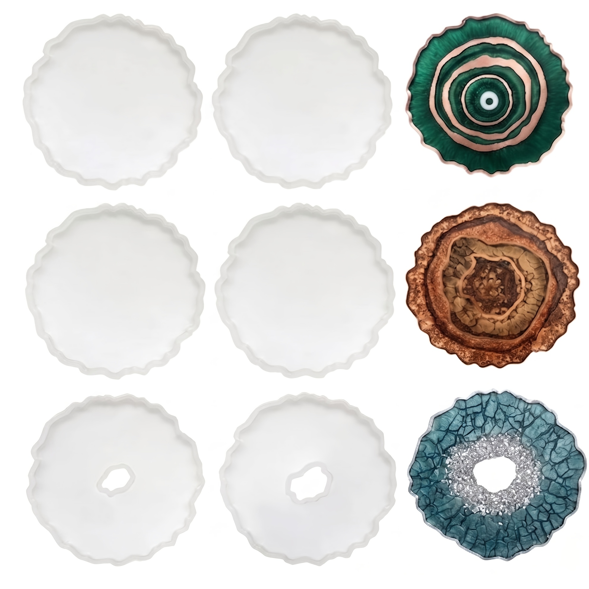 6 stampi in silicone per sotto - Geode Mold Silicone recensione e prezzo